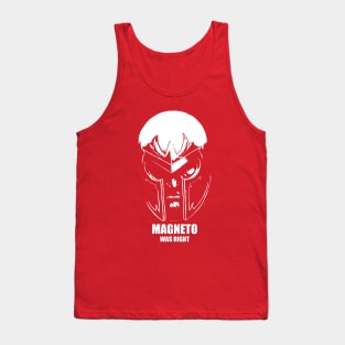 Comic' book - magneto was right Tank Top